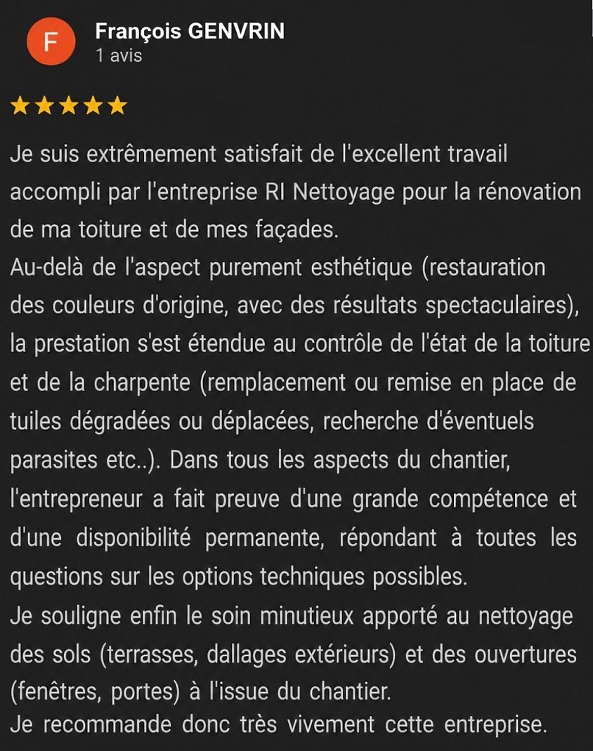 Avis ri nettoyage